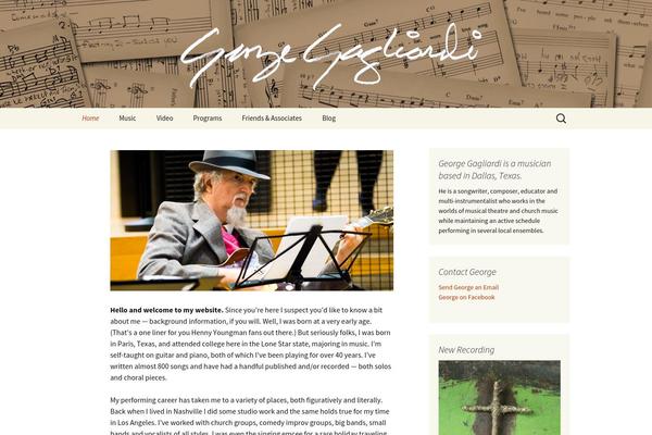 Twentythirteen Child theme site design template sample