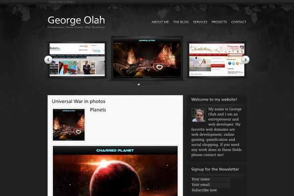 Sakura theme site design template sample