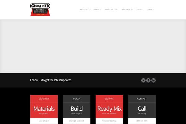 District theme site design template sample