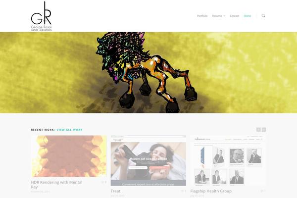 Salient theme site design template sample