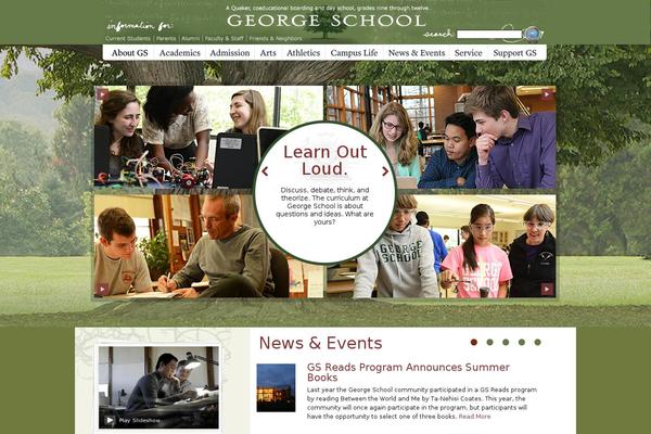 georgeschool.org site used Georgeschool