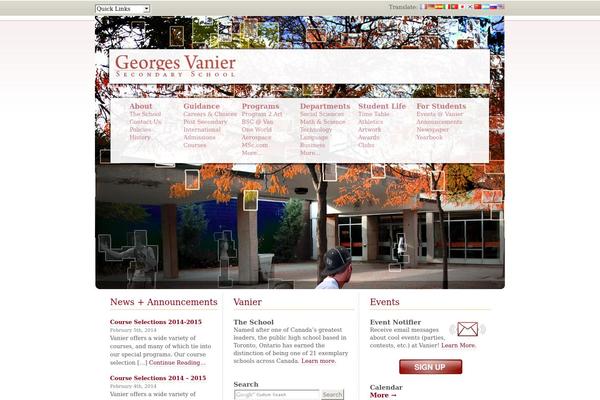 Imagine theme site design template sample