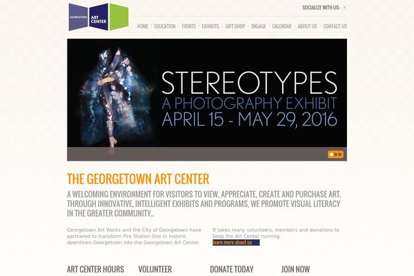georgetownartworks.org site used Theme1441