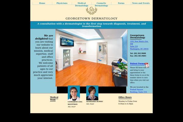 georgetowndermatology.com site used Dermatology