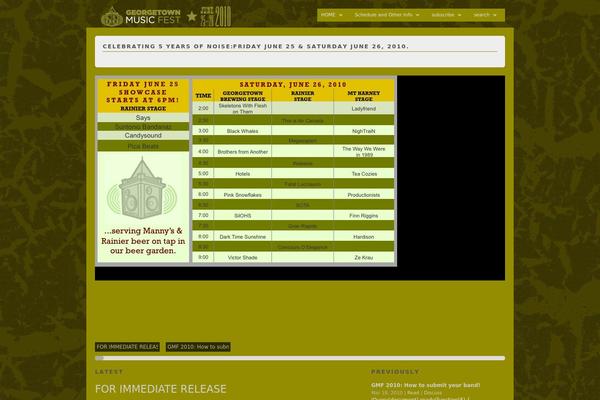 Modularity theme site design template sample