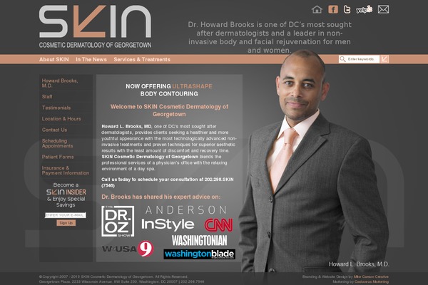 Skin theme site design template sample