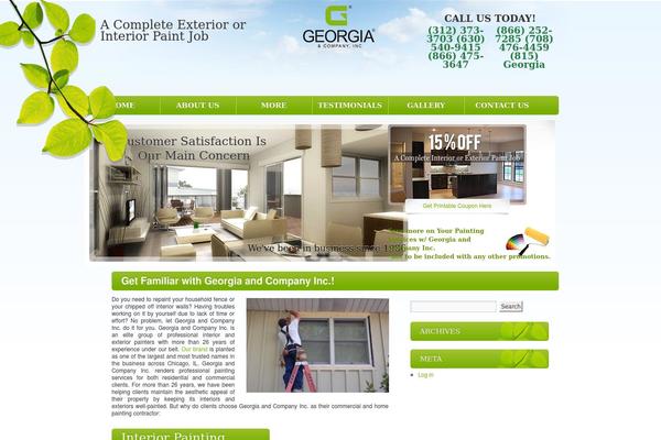 Optima theme site design template sample