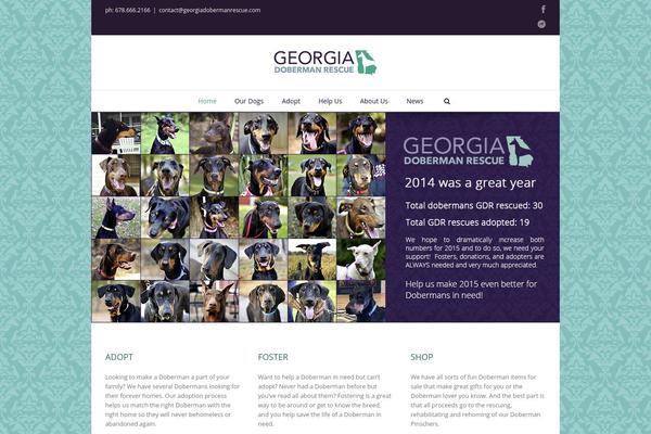 Site using Petfinder Listings plugin