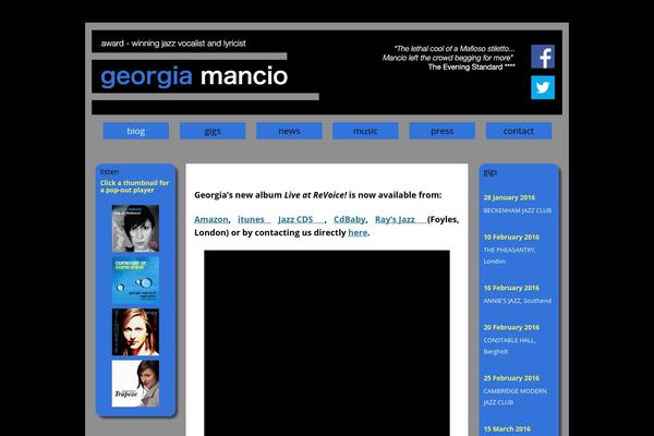 Blankslate Child theme site design template sample