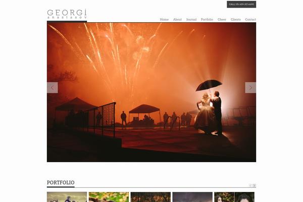 Albedo theme site design template sample