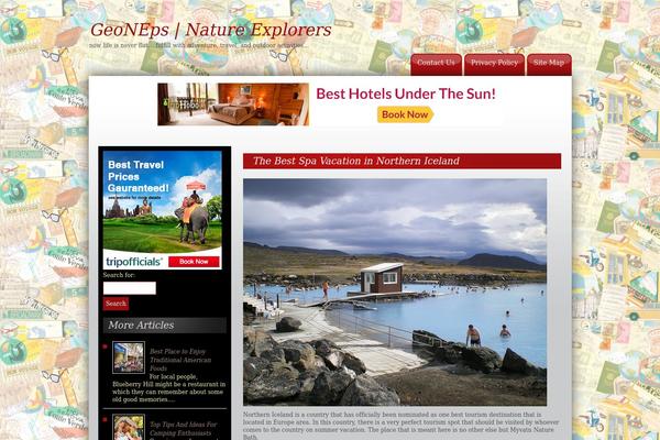 georgianeps.com site used CW Red