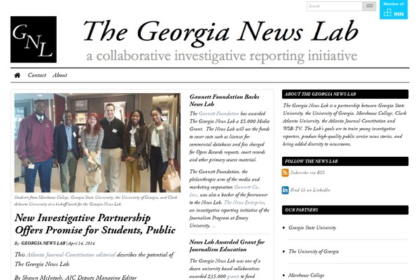 Largo theme site design template sample