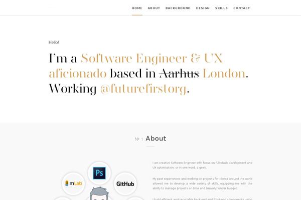 Oneup theme site design template sample