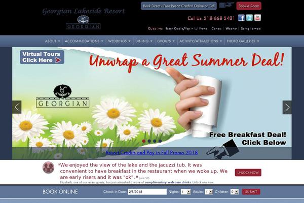 georgian theme websites examples