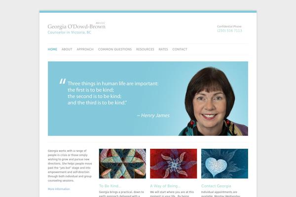 georgiaodowdbrown.ca site used Brain-wp
