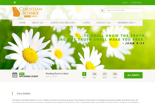 NativeChurch theme site design template sample
