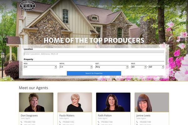 WP Residence theme site design template sample