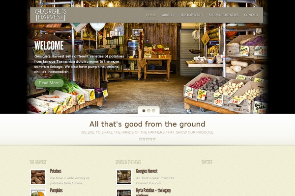 MyCuisine theme site design template sample