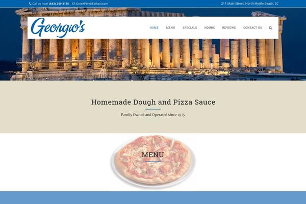 Howes theme site design template sample