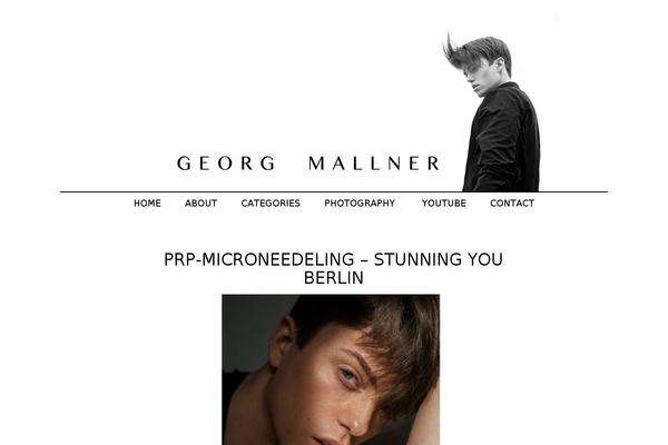georgmallner.com site used Bootstrap