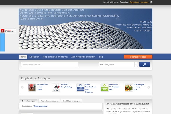 ClassiPress theme site design template sample