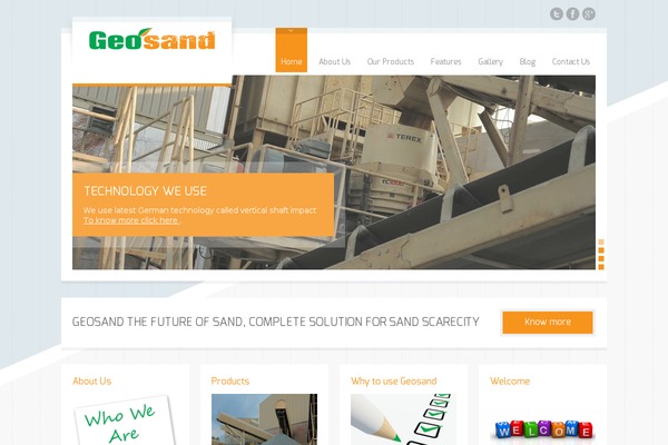 geosand.in site used Yunik-installable