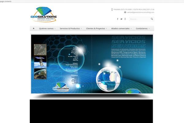 Aqua theme site design template sample