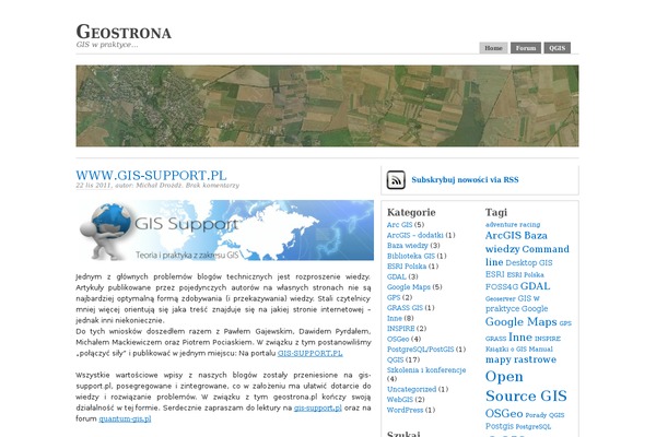 geostrona.pl site used PrimePress