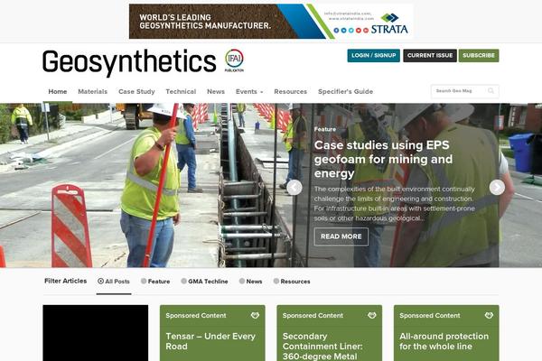 geosyntheticsmagazine.com site used Ifai
