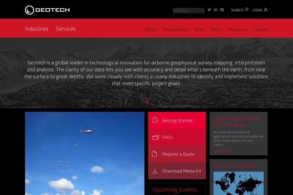 geotech.ca site used Geotech