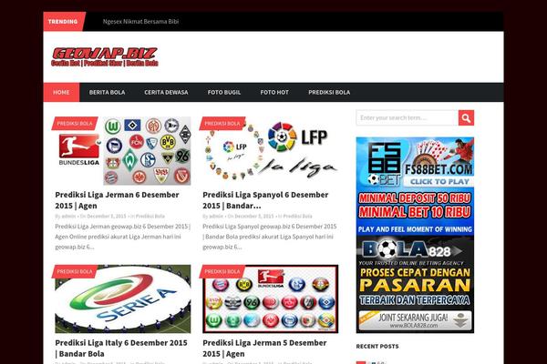 Trident Lite theme site design template sample