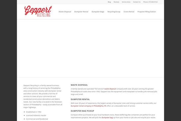 Enfold theme site design template sample