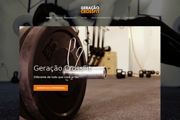 Crossfit theme site design template sample