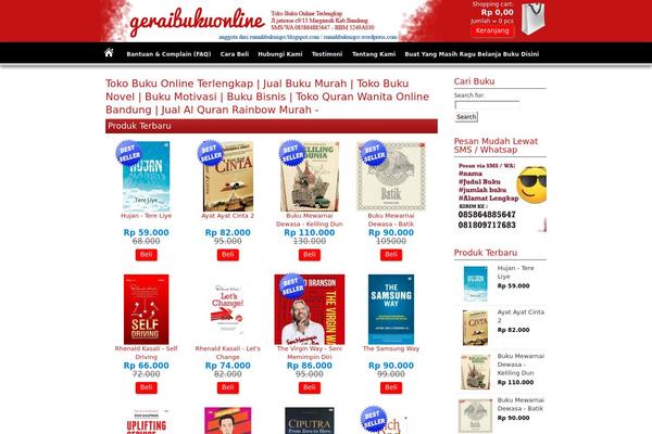 Pasaraya theme site design template sample