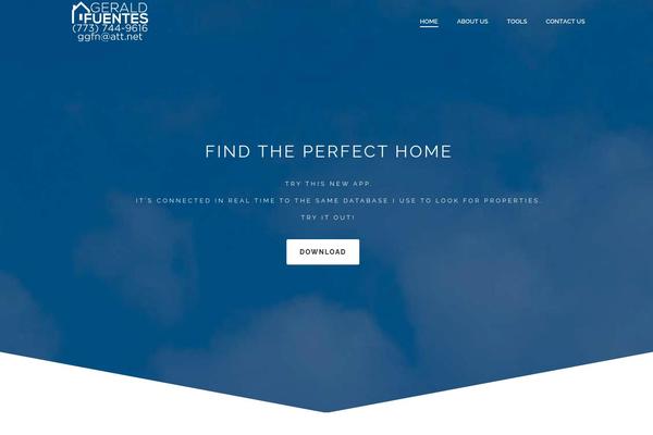 Jupiter theme site design template sample