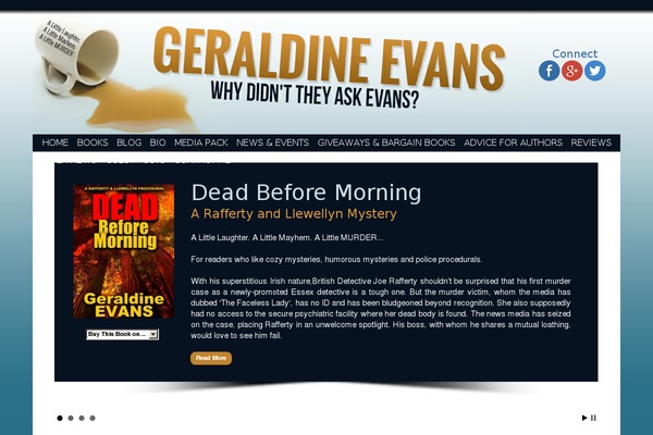 geraldineevansbooks.com site used Geraldine