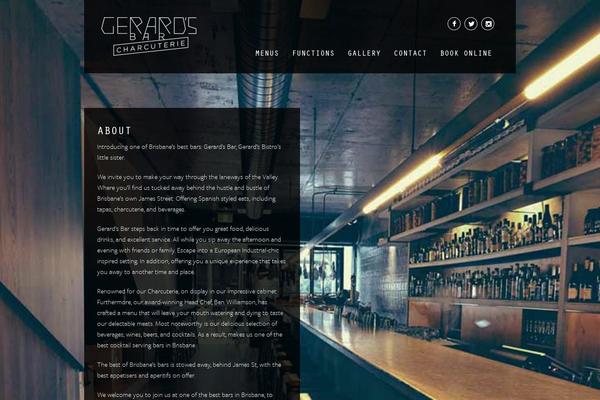 gerardsbar.com.au site used Gerardsbar