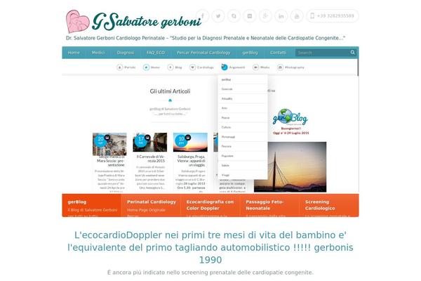 HealthPress theme site design template sample