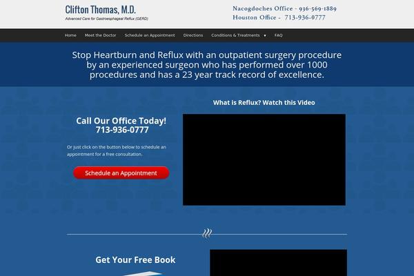Legacy theme site design template sample