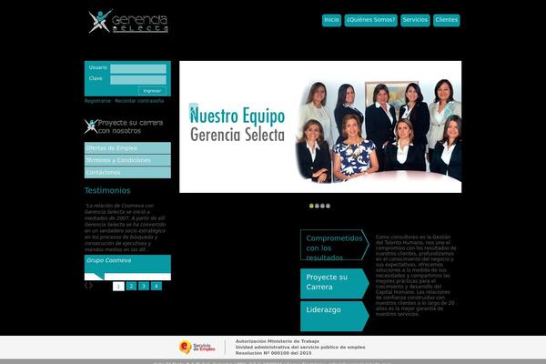 Selecta theme site design template sample