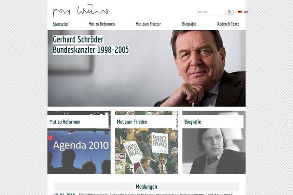 gerhard-schroeder.de site used Schroeder