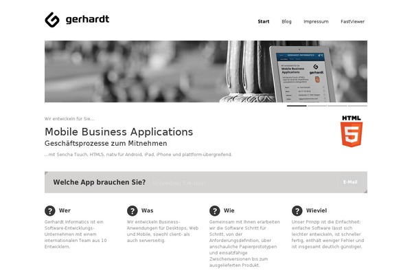 gerhardtinformatics.com site used Good Space V1.09