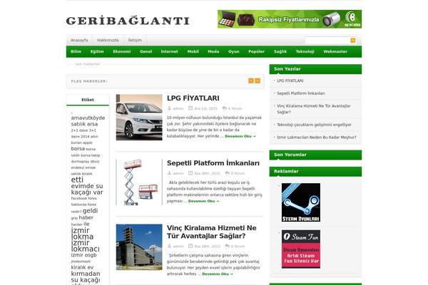 Resizable theme site design template sample