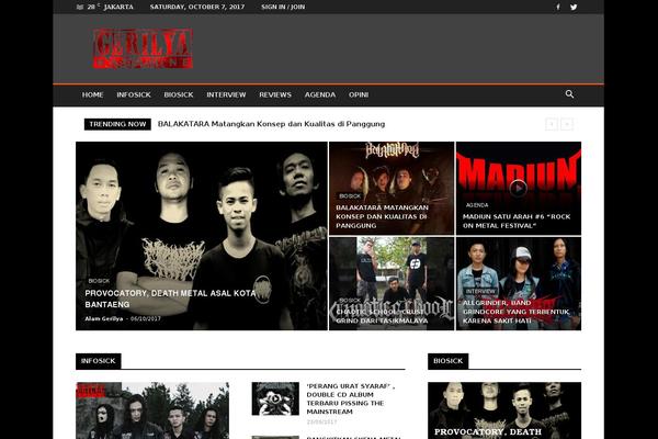 Motive theme site design template sample