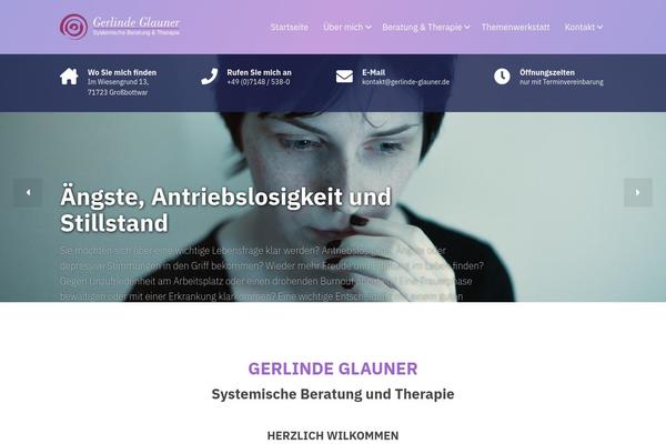 gerlinde-glauner.de site used Physio-qt