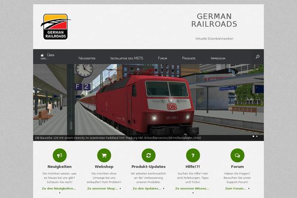 Vantage theme site design template sample