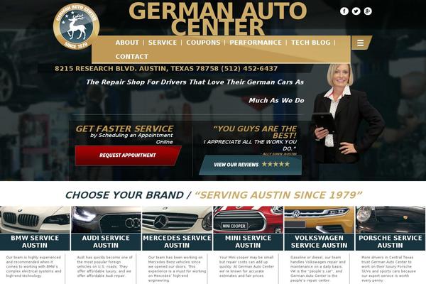 Gac theme site design template sample