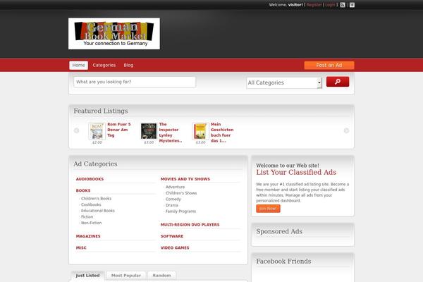 ClassiPress theme site design template sample