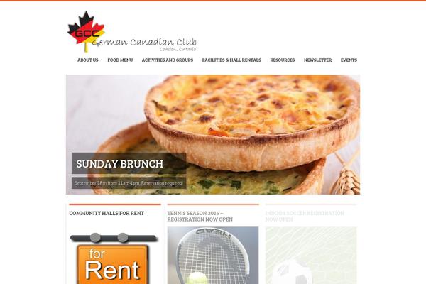 BBQ theme site design template sample