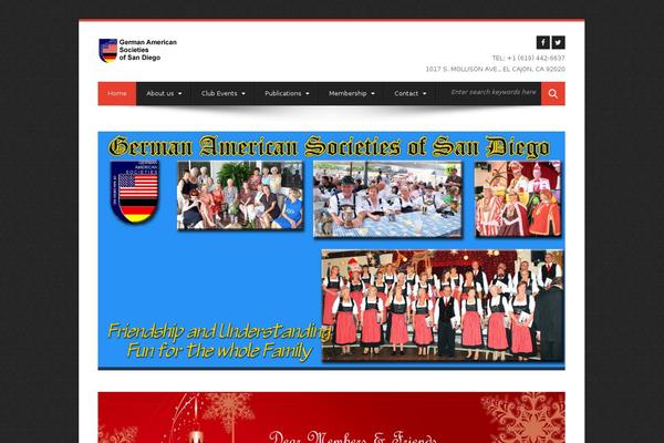 Biscaya theme site design template sample